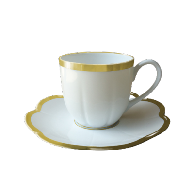 Margaux - Tasse et soucoupe café 0.10 litre