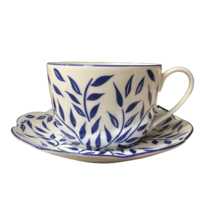 Olivier blue - Breakfast cup and saucer 15.83 oz