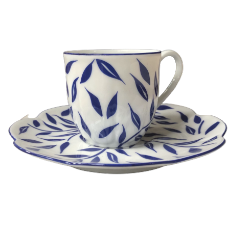 Olivier blue - Coffee cup and saucer 3.52 oz