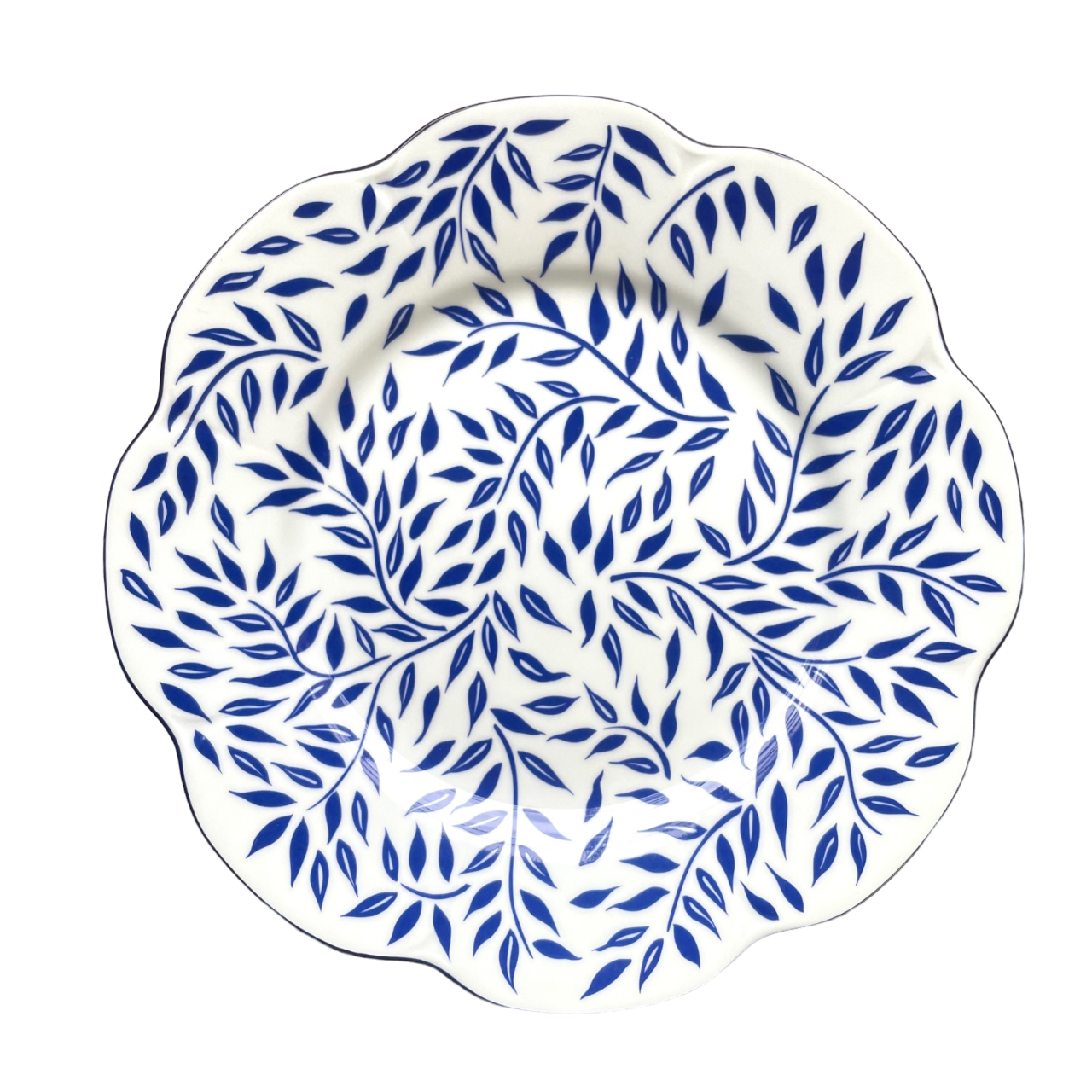 Olivier bleu - Assiette plate 27.5 cm