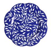 Olivier blue - Dessert plate 8.66" (all over)