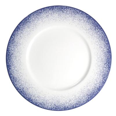 Feux bleu - Assiette présentation 32 cm