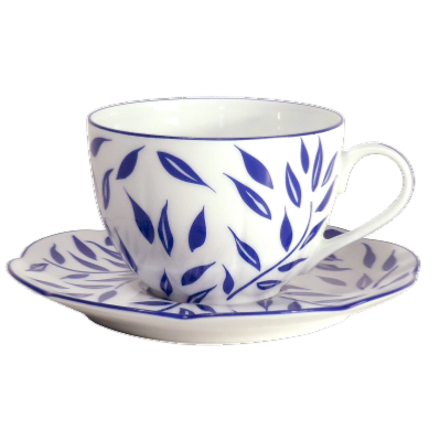 Olivier bleu - Tasse et soucoupe thé 0.20 litre
