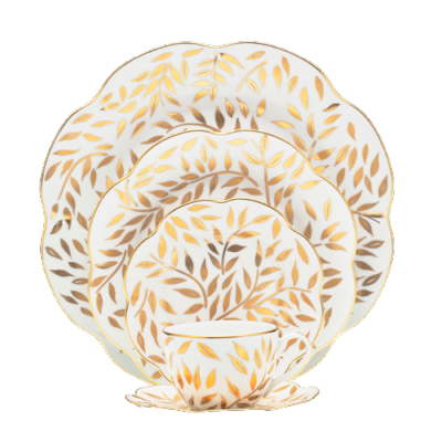 Olivier gold - Deep soup plate 22 cm