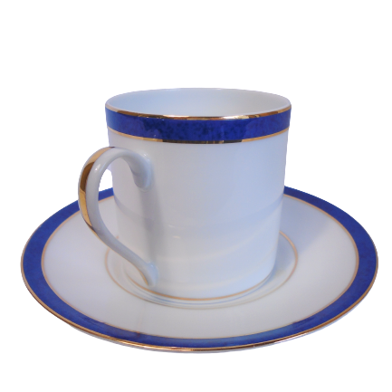 Dune bleue - Tasse et soucoupe café 0.10 litre