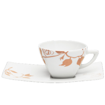 Herbier Zen - Tea cup and saucer 0.18 litre