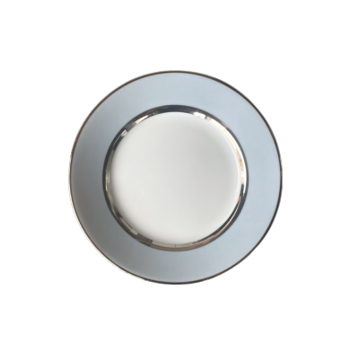 Mak grey platine - Assiette à pain 16 cm