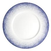 Feux bleu - Assiette prsentation 32 cm
