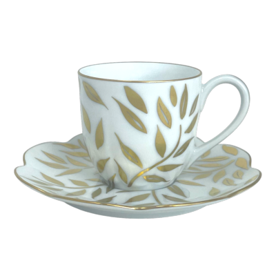Olivier or - Tasse et soucoupe café 0.10 litre