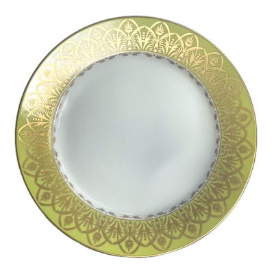 Oasis vert - Assiette plate 27.5 cm