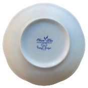 Olivier bleu - Coupelle crème 13 cm