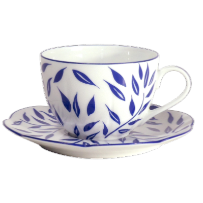 Olivier bleu - Tea cup and saucer 0.20 litre