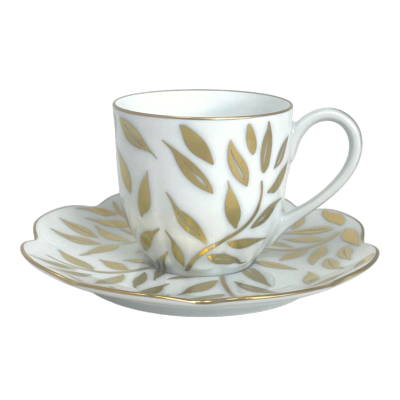 Olivier or - Tasse et soucoupe café 0.10 litre
