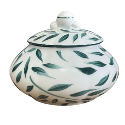 Olivier vert filet vert - Sucrier 0.30 litre