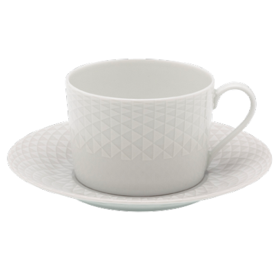 Losanges - Tea cup and saucer 0.20 litre