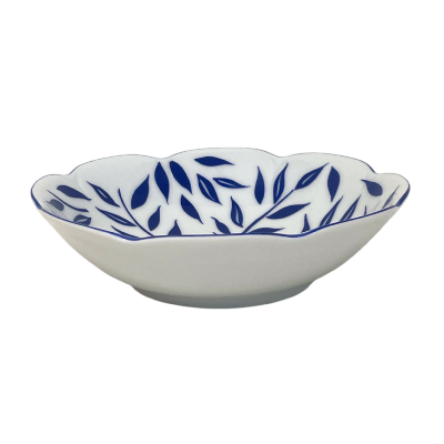 Olivier bleu - Coupelle crème 13 cm