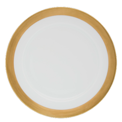 Danielle or mat - Assiette plate 27.5 cm