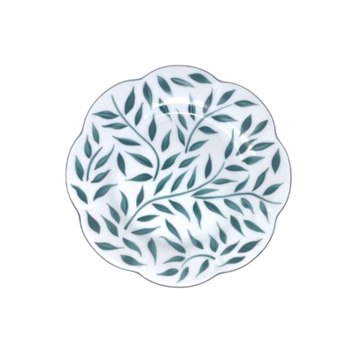 Olivier vert filet vert - Assiette à pain 16 cm