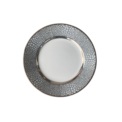 Makassar platine - Assiette à pain 16 cm