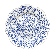 Olivier bleu - Assiette plate 27.5 cm