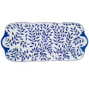 Olivier bleu - Plat � cake 37 cm