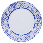 Tweed blue - Assiette plate 26,5 cm