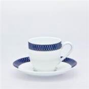 Blue Star - Tasse et soucoupe café 0.12 litre