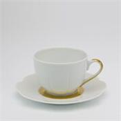 Fleur't or mat - Tasse et soucoupe thé 0.18 litre