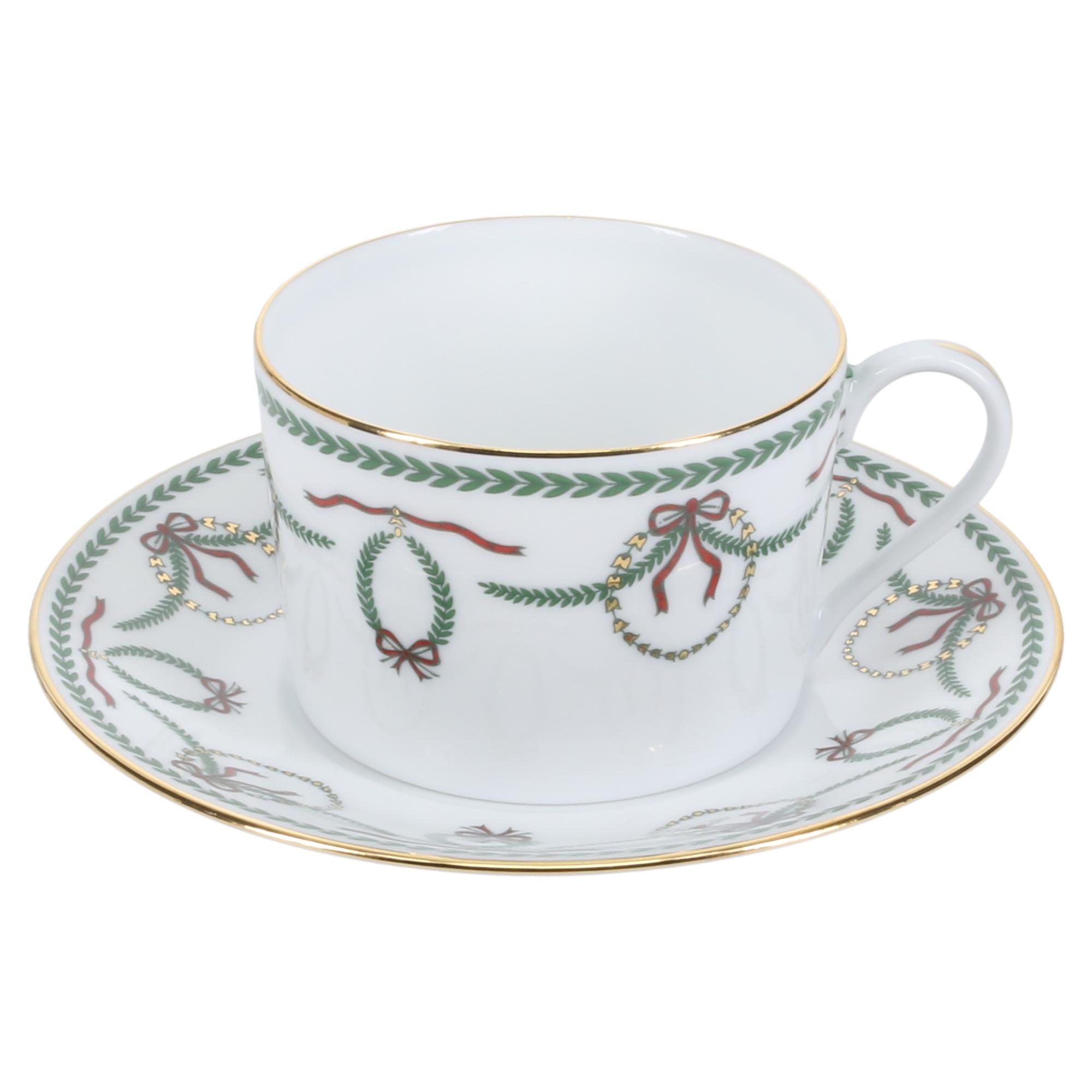 Cheverny Christmas - Tea cup and saucer 0.2 litre