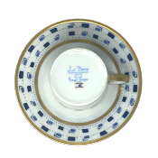La Bocca bleue - Tasse et soucoupe café 0.10 litre
