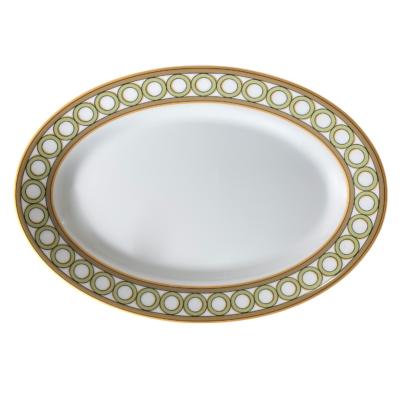 Jardin Français - Plat ovale 41 cm