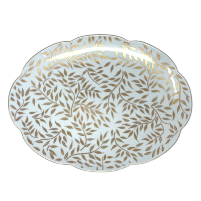 Olivier or - Plat ovale 37 cm