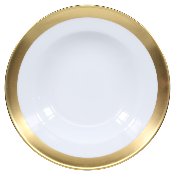 Danielle gold mat - Rim soup plate 23 cm