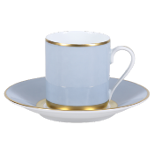 Mak grey or - Tasse et soucoupe café 0.10 litre