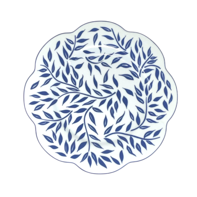 Olivier bleu - Assiette dessert 22 cm