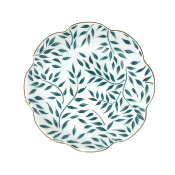 Olivier vert - Assiette creuse calotte 22 cm