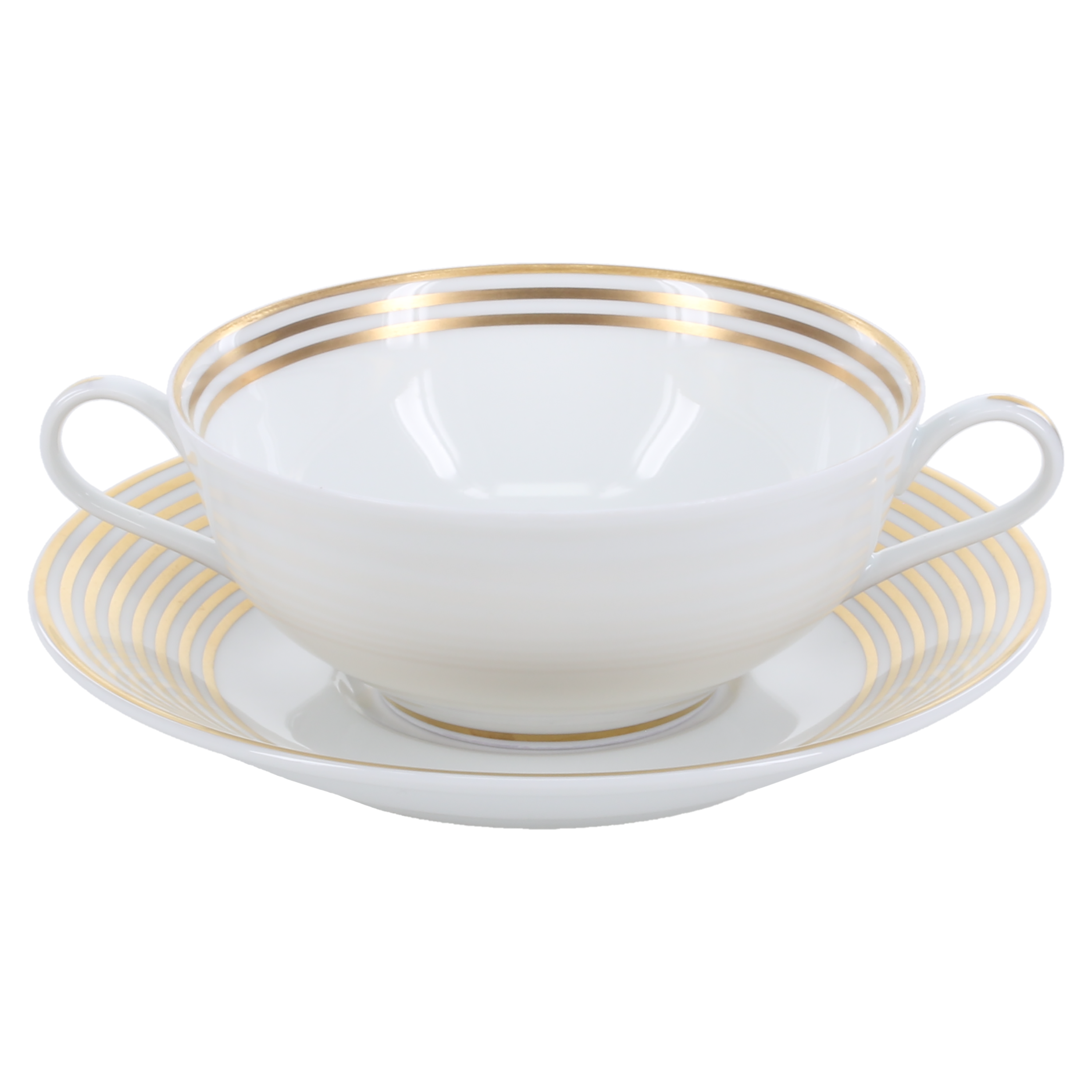 Latitudes gold - Cream soup cup and saucer 0.3 litre