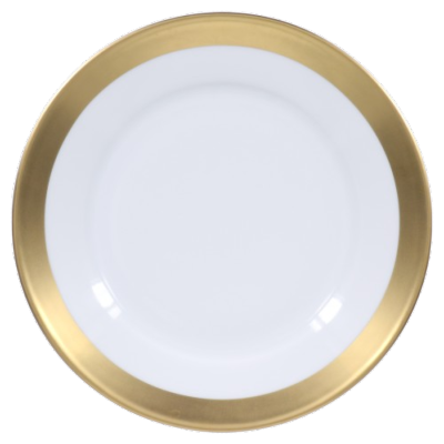 Danielle or mat - Assiette dessert 22 cm