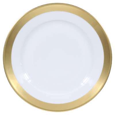 Danielle or mat - Assiette plate 27.5 cm