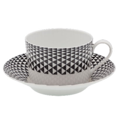 Black Diamonds - Tasse et soucoupe thé 0.20 litre