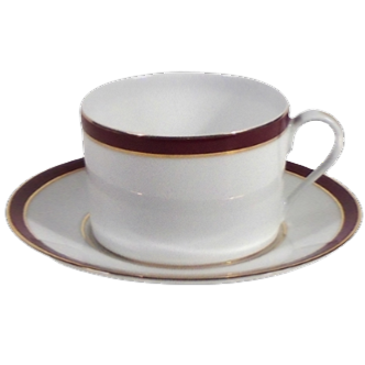 Dune pourpre - Breakfast cup and saucer 0.45 litre