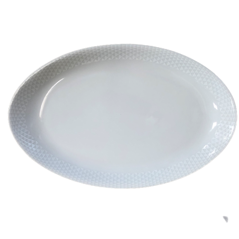 Losanges - Oval platter 34 cm