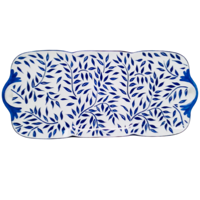 Olivier bleu - Plat à cake 37 cm