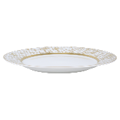 Tweed White & Gold - Dessert plate 22 cm
