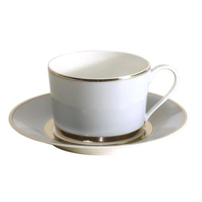 Mak grey platine - Tasse et soucoupe thé 0.20 litre