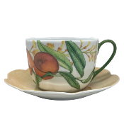 Fruits d't - Tasse et soucoupe djeuner 0.40 litre
