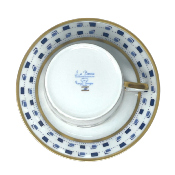 La Bocca bleue - Tasse et soucoupe thé 0.20 litre