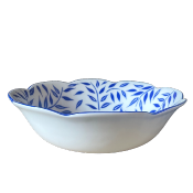 Olivier blue - Cereal soup bowl 18 cm