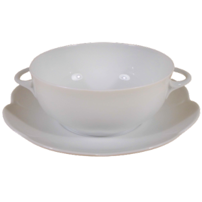 Nymphea - Cream soup cup and saucer 0.33 litre