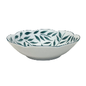 Olivier vert filet vert - Coupelle crème 13 cm